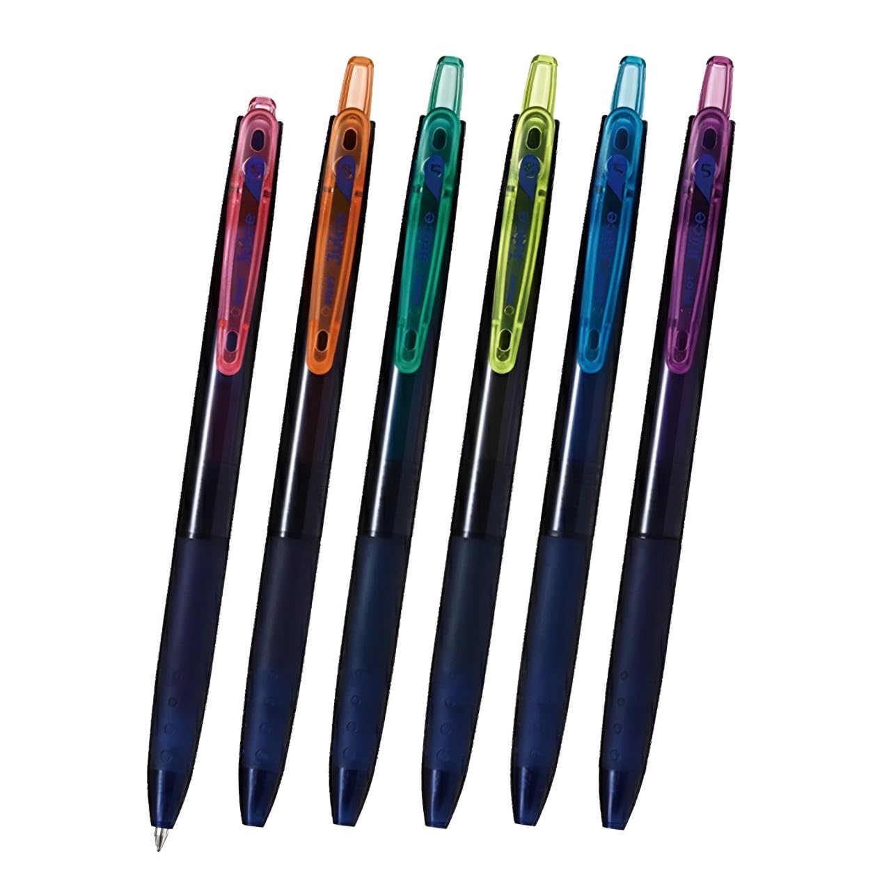 

PILOT Juice Neon Color Gel Ink Ballpoint Set of 6 Neon LJU156CN Pen, 0.5mm, Colors,
