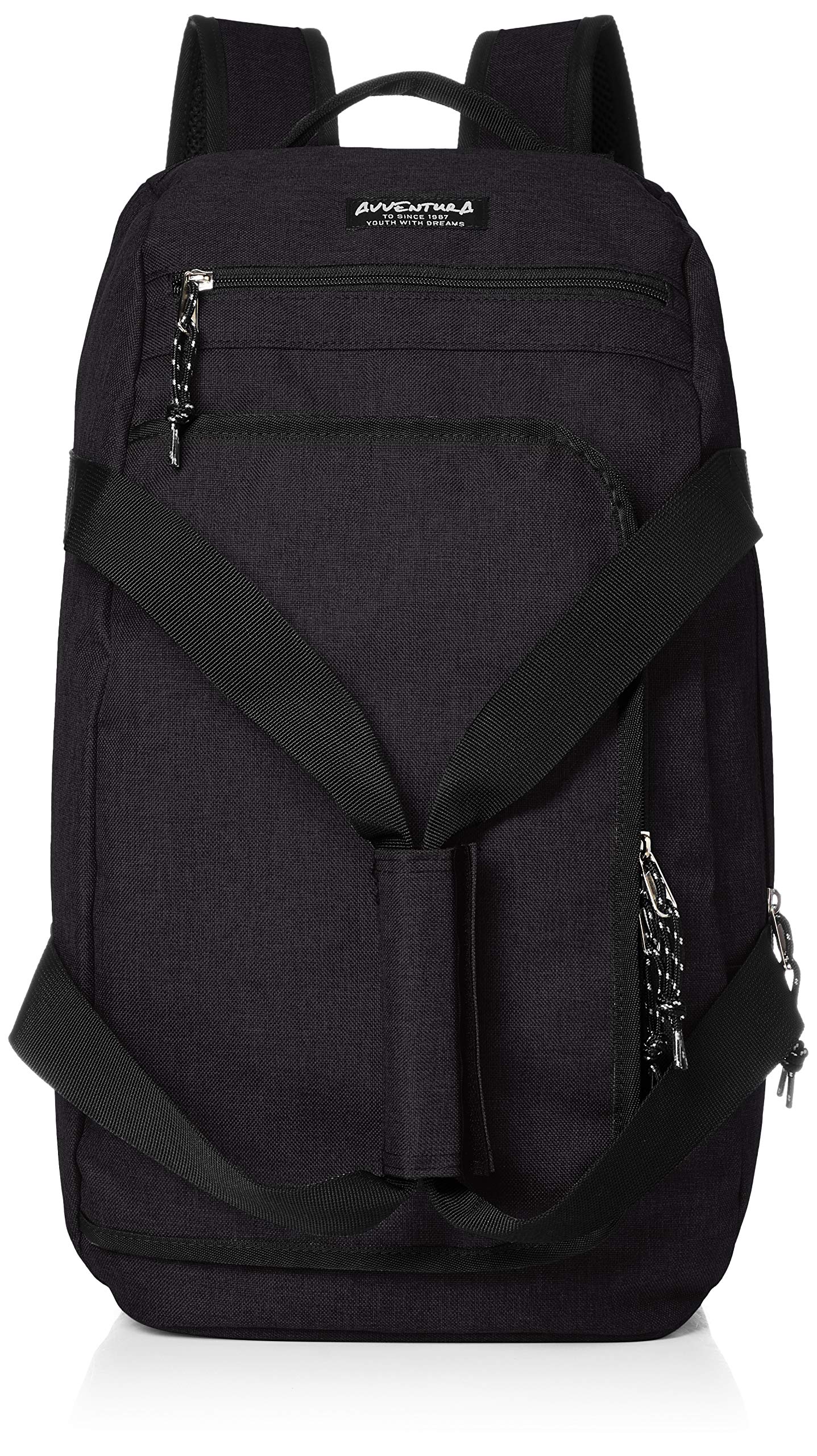 

Aventura Boston Boston for Women and School Black Bag, 2-way Backpack, Backpack, Men, Travel, Trips, Sports, Adults, Students, 30584, чорний