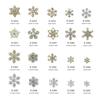 Create Beautiful Nail Designs with 10pcs Shimmering Snowflake Nail Charms Nail Decorations