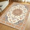 Retro French Countryside Area Rug Waterproof Non Slip Floor Carpet for Living Room Bedroom Study Home Decor