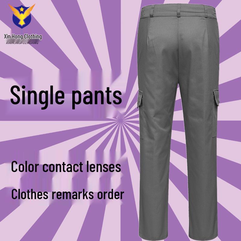 Cold-Proof Winter Workwear Set: Reflective, Thickened Cotton-Padded Overalls for Auto Repair Shops