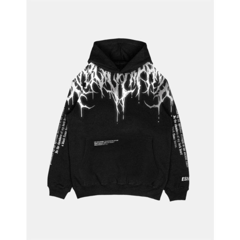 

Большой размер весна-осень новый стиль дьявольская кровь свободная повседневная толстовка с капюшоном 3XL