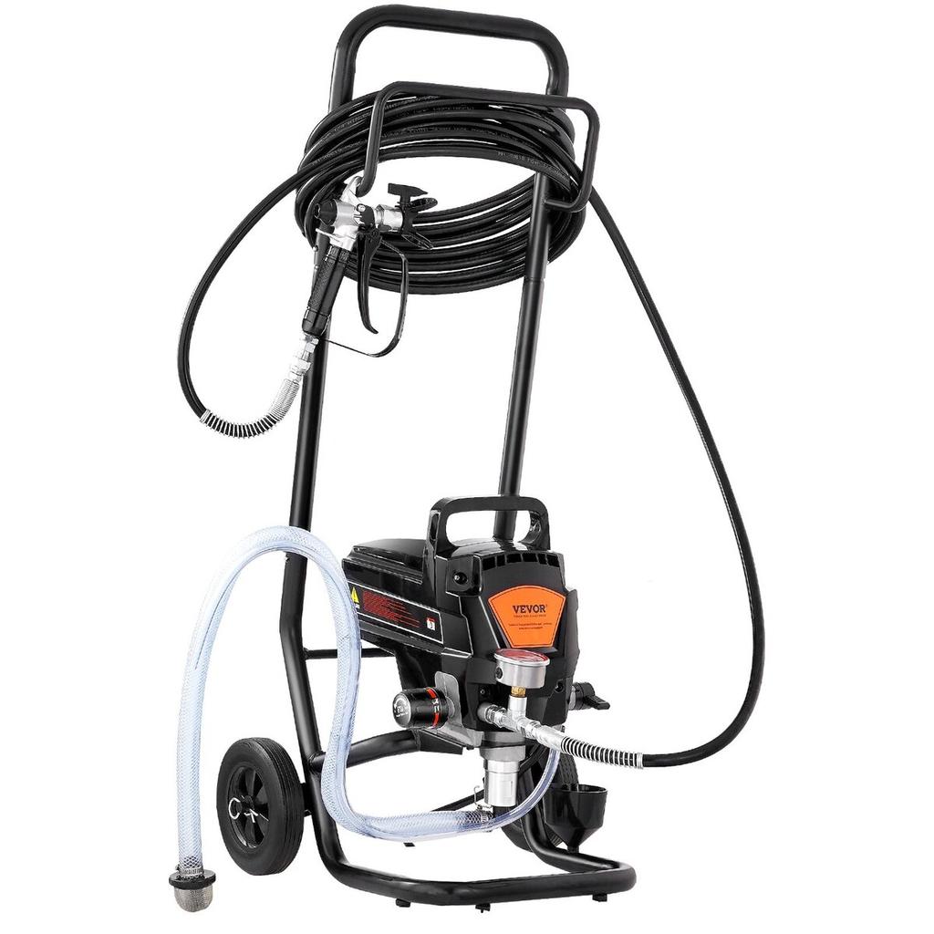 Stand Airless Paint Sprayer, 950W 3000PSI High Efficiency Electric Airless Sprayer With Cart, Fine And Even Painting Effect, Paint Sprayers for Home