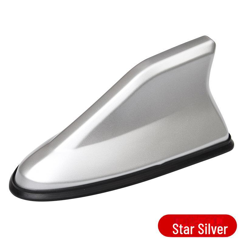 Second-Generation Shark Fin Car Roof Antenna – FM/AM Signal Booster, Decorative, No Drilling Required