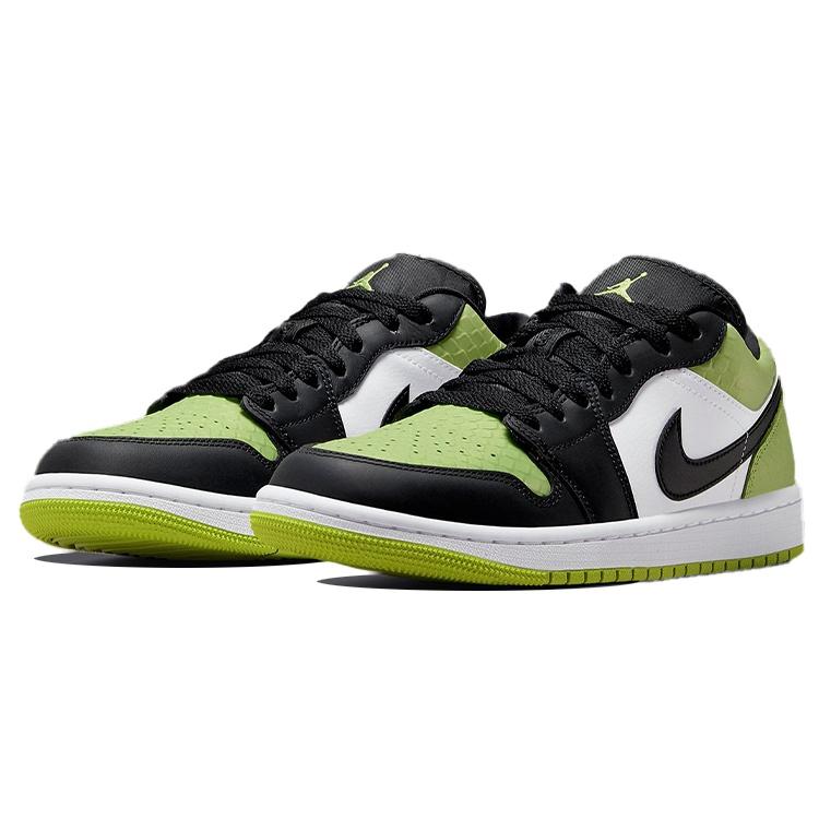 (WMNS) Air Jordan 1 Low SE 'Vivid Green Snakeskin' Women's DX4446-301