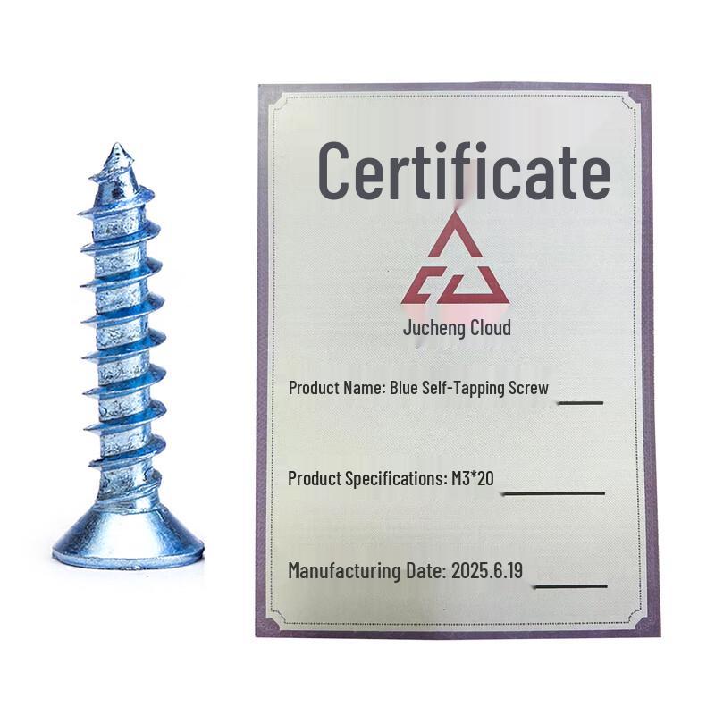 Carbon Steel Blue-White Zinc Self-Tapping Screws
