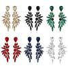 6 Pairs Beautiful Sparkling Bridal Earrings Unique Drop Earrings Alloy Texture for Matching Any Outfit and Occasion