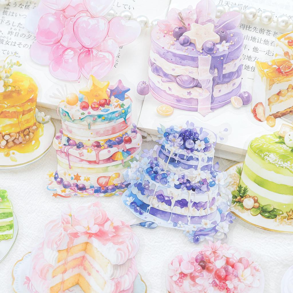 15pcs/lot Kawaii Scrapbook Stickers floating dreams and flowing clouds Junk Journal Planner Stationery Planner Decorative