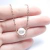 Smiling Angel Nanyang Fresh Style Pearl Necklace - Round Smile Face Christmas Gift Choker