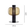 Nordic Modern Glass Table Lamp - Creative, Stylish Lighting for Living Room, Bedroom, Hotel, or Model Room