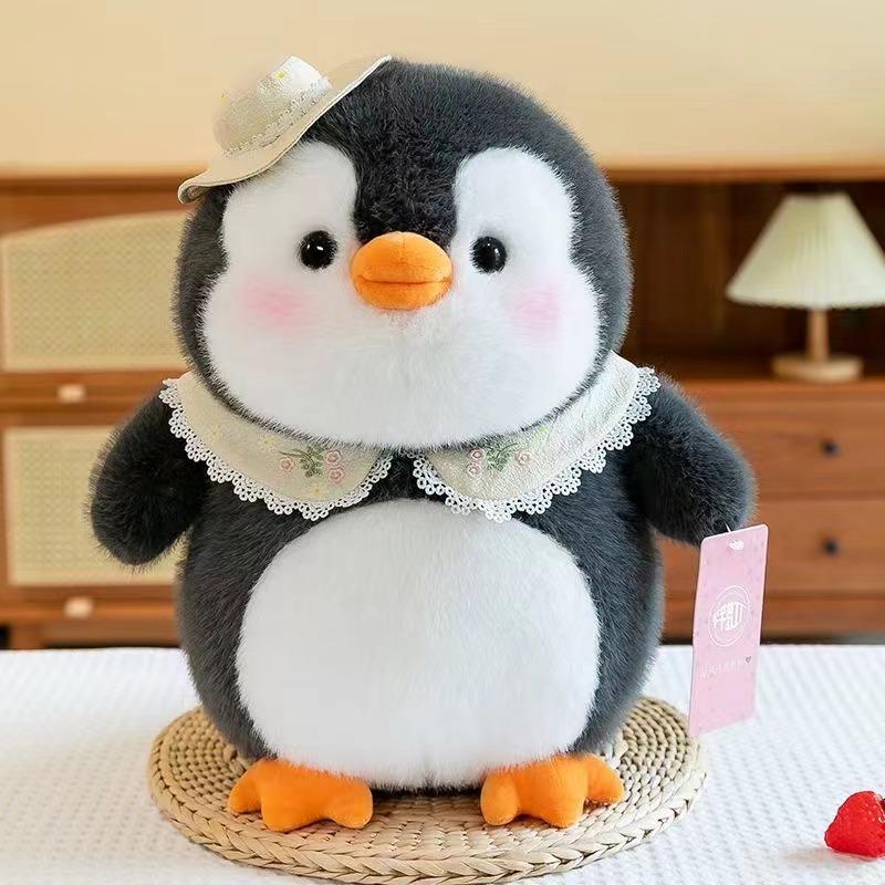 

Plush Toy Penguin Cartoon Stuffed Doll Throw Pillows Decoration Children Gifts 23cm/9.06in