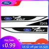 Car Sticker Hot For Ford 2PCS Side Sports Decals Car Body Decoration Stickers For Ford Focus 2 3 1 Fiesta MK1 MK2 MK3 MK7 Fusion