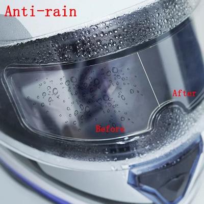 Motociklo šalmas Skaidri nuo rasojimo Apsauginė nuo lietaus plėvelė Šalmo lęšis Patvarus Nano danga Lipdukas Moto Saugumas Vairavimas Šalmo priedai