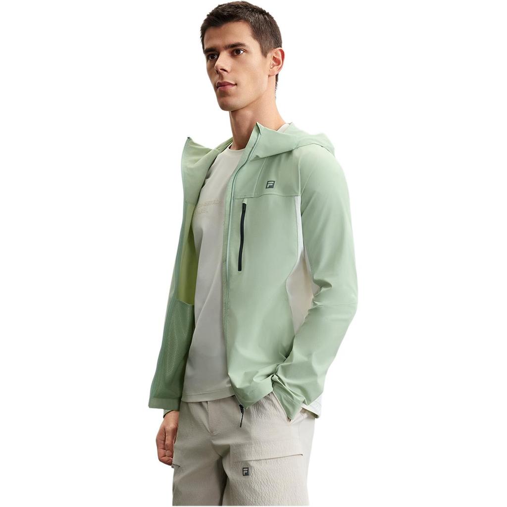 New FILA Jacket Men's Light Sea Foam Green L G A11M527715F-LG
