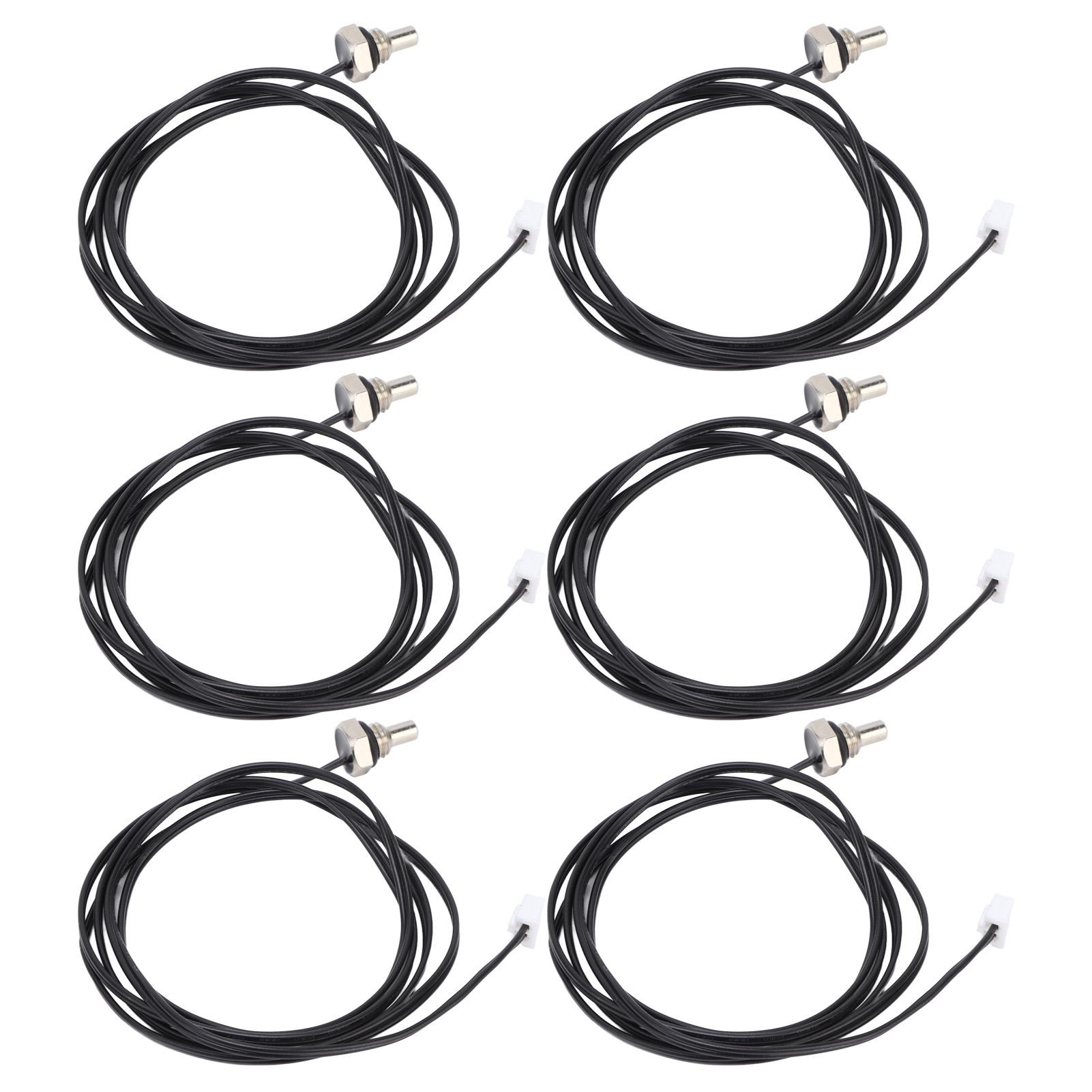 

10 шт. термисторный датчик NTC температурный зонд шестигранная головка 1 метр длина кабеля резьба M8 10K