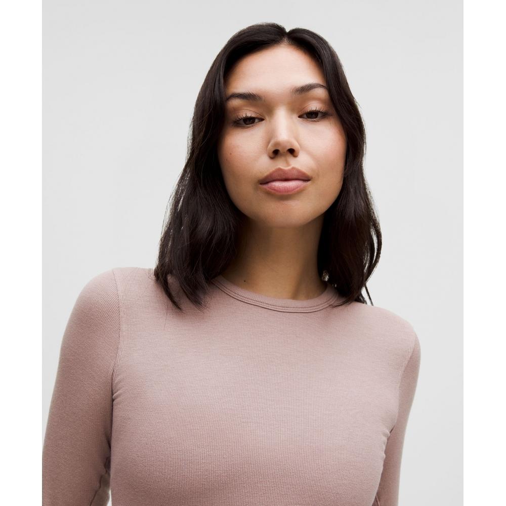 Lululemon Hold Tight Long Sleeve Shirt Ashen Rose