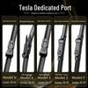 Compatible Tesla Original Wiper Blades for Model 3, Model Y, Model S, and Model X - Silent Rubber Strips