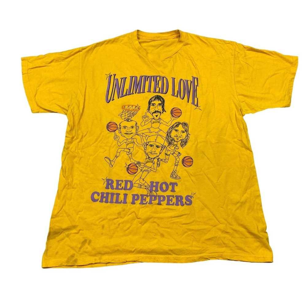 Inspired Unlimited Love Red Hot Chili Peppers Yellow S5XL Shirt BB146 Unisex T-Shirt