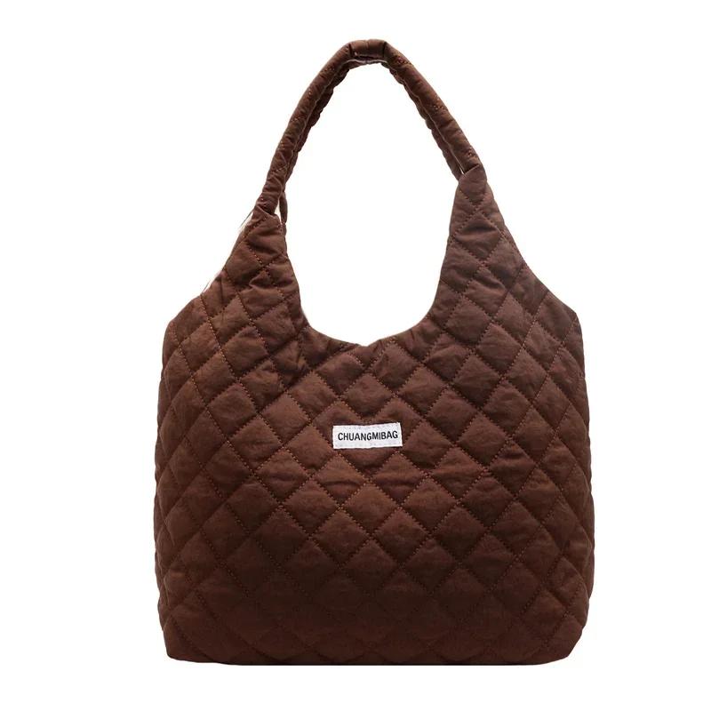 Korean Canvas Bag for Women New Autumn and Winter Lazy and Relaxed Casual Large Capacity Single Shoulder Bag