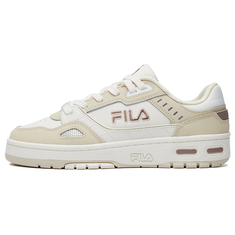 Fila Heritage-FHT Low Top Sports Casual Shock Absorbing Durable Low Top Skate Shoes Women Sneaker Beige F12W131215FSA