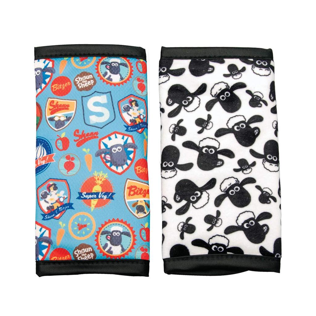 Nihon Ikuji Reversible Baby Carrier Belt Shaun the Sheep Months Covers, Design, 2-Pack, 0-3