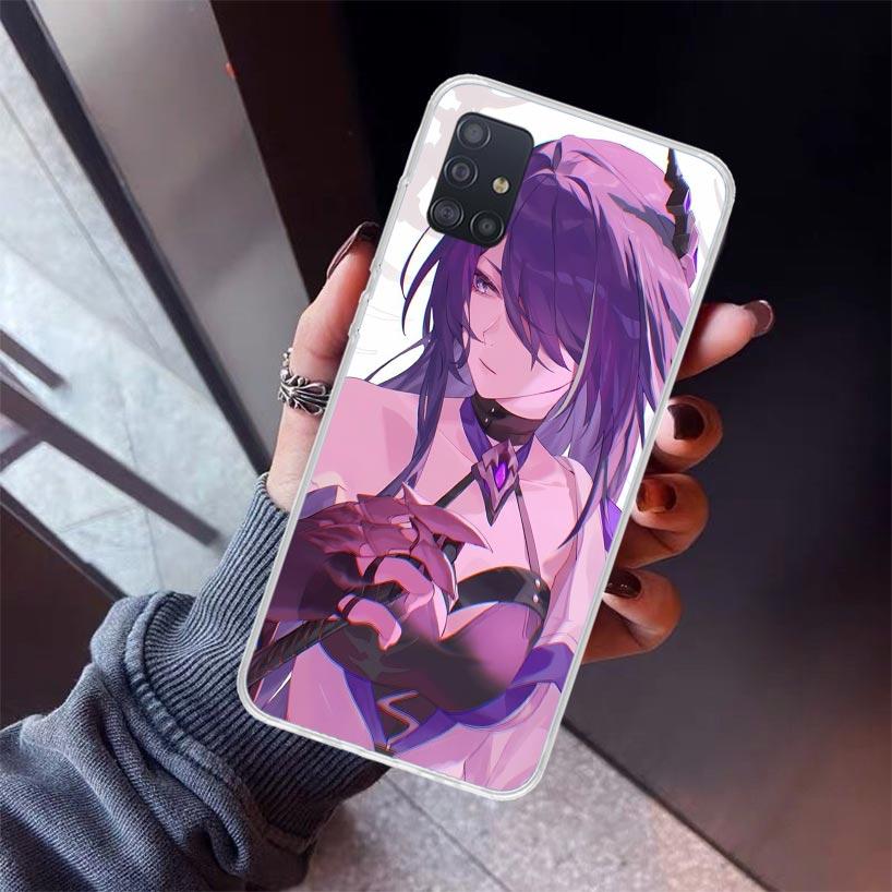 Honkai Star Rail Acheron Phone Case For Samsung Galaxy A52 A51 A50S A32 A22 A12 A02S A72 A71 A31 A70 A30S Note 20 Ultra 10 Plus