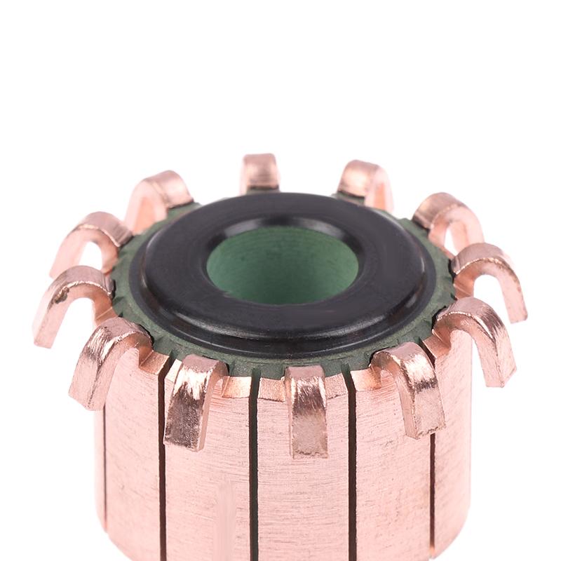 1 Piece Copper Hook Type Electrical Motor Commutator 23X9X17Mm 12P Teeth Copper Hook Type Electrical Motor Commutator