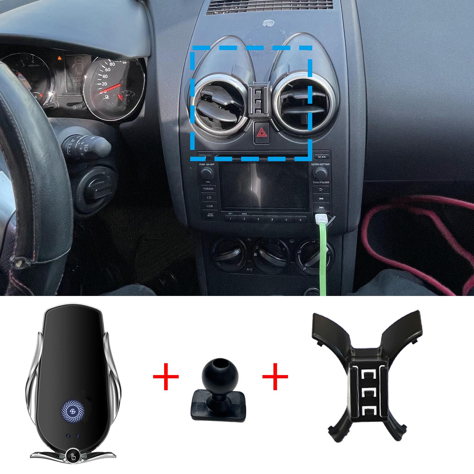 

для Nissan Qashqai J10 2008-2010 2011 2012 2013 2014 2015 Автомобільний Тримач для Мобільного Телефона Стійка Авто Аксесуари GPS Кронштейн Навігація