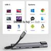 9-in-1 USB 3.0 Docking Station with HDMI Hub & Network Card Converter for Type-C Laptops