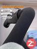 Fleece-Lined Base Layer Pants for Petite Women: Thick, Warm, Cotton, Foot-Covering Tights for Autumn and Winter, Stay in Place Comfort