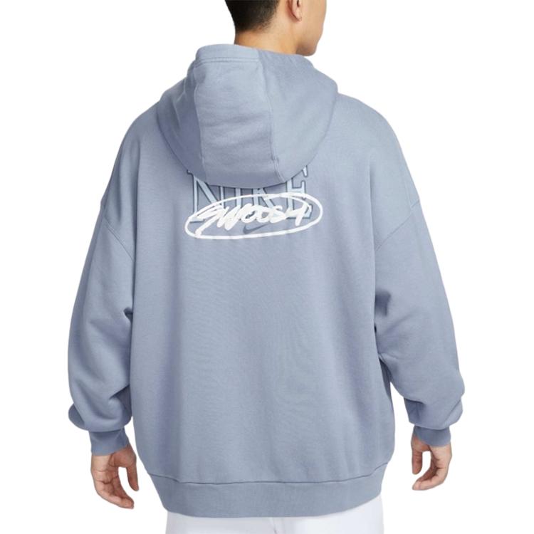 Nike Sportswear Club Fleece Oversized Pullover Hoodie Men Hoodies Blue HV4722493