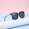 Trendy Oversized Chain Sunglasses: Unisex Street Style with UV Protection, Popular On TikTok and Xiaohongshu.