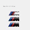 Car Valve Core BMW 3D Electroplating Emblem Stickers Trunk Decorative Stickers For BMW M X5 E91 E70 F11 E30 F31 X3 F25 E61 E83 JK4