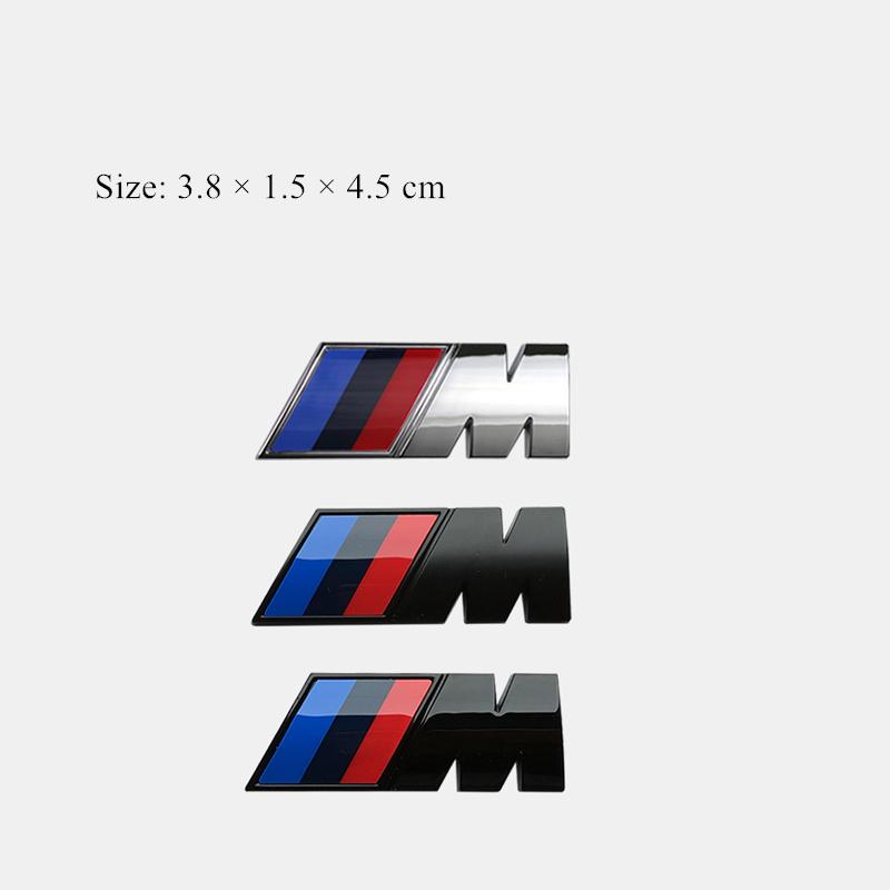 Car Valve Core BMW 3D Electroplating Emblem Stickers Trunk Decorative Stickers For BMW M X5 E91 E70 F11 E30 F31 X3 F25 E61 E83 JK4