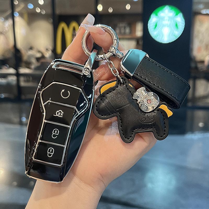 Fashion TPU Car Key Case Cover Shell Protector For BYD Atto 3 Song PRO Lied Han EV Max Yuan Plus Tang DM 2018 Qin Plus