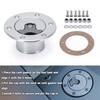 X95-Aluminum Billet Fuel Cell Tank Cap Polished Finish/ID 35.5Mm 6-Hole Fuel Surge Tank Cap Flush Mount