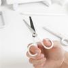 Tools Mini for Paper Student with Cover White Color Scissor White Tiny Scissors Office Scissor