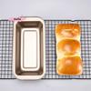 1 Stück rechteckige Antihaft-Kastenform Schwarz/Golden Kohlenstoffstahl zum Backen von hausgemachtem Brot Toast Brownies