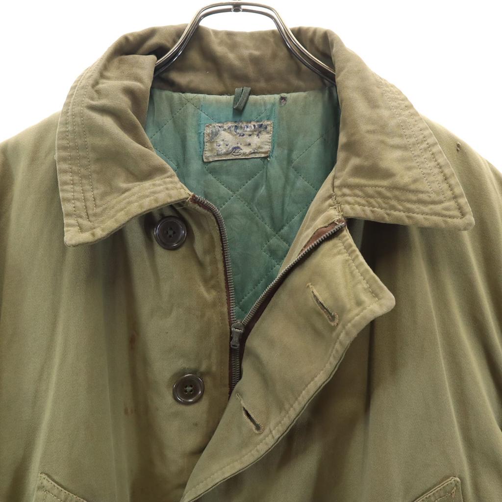 VINTAGE 40s 50s Crown Jump Spring Crane Civilian B-9 type Flight jacket Men's Used