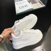 Spot~ thick-soled casual single shoes 2025 spring new 5 cm height increase white shoes thick baseplate shoes, confidential delivery