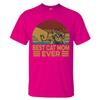 Best Cat Dad Ever Summer Men's T Shirt Cotton Short Sleeve Fashion Cute Streetwear Animal Cats Male Tops Casual Tshirt