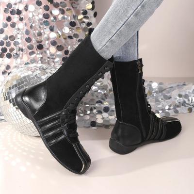 New Knight Low Boots, Women's Boots, Lace-up Boots, and Niche Flat Women's Shoes