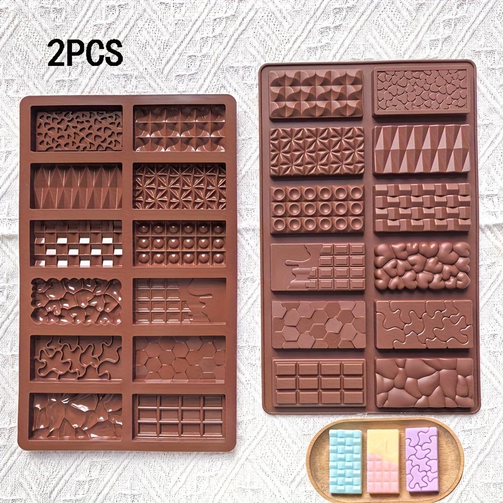 Set di 12 stampi in silicone per cioccolato per dolci, decorazioni per torte, biscotti, gelatine, budini Fai da te Antiaderente Riutilizzabile