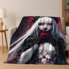 Manta de Flanela Sexy Gótica Escura Manta Quente Macia Manta de Sofá para Quarto Sala de Estar Cama Viagem Acampamento Piquenique Presente