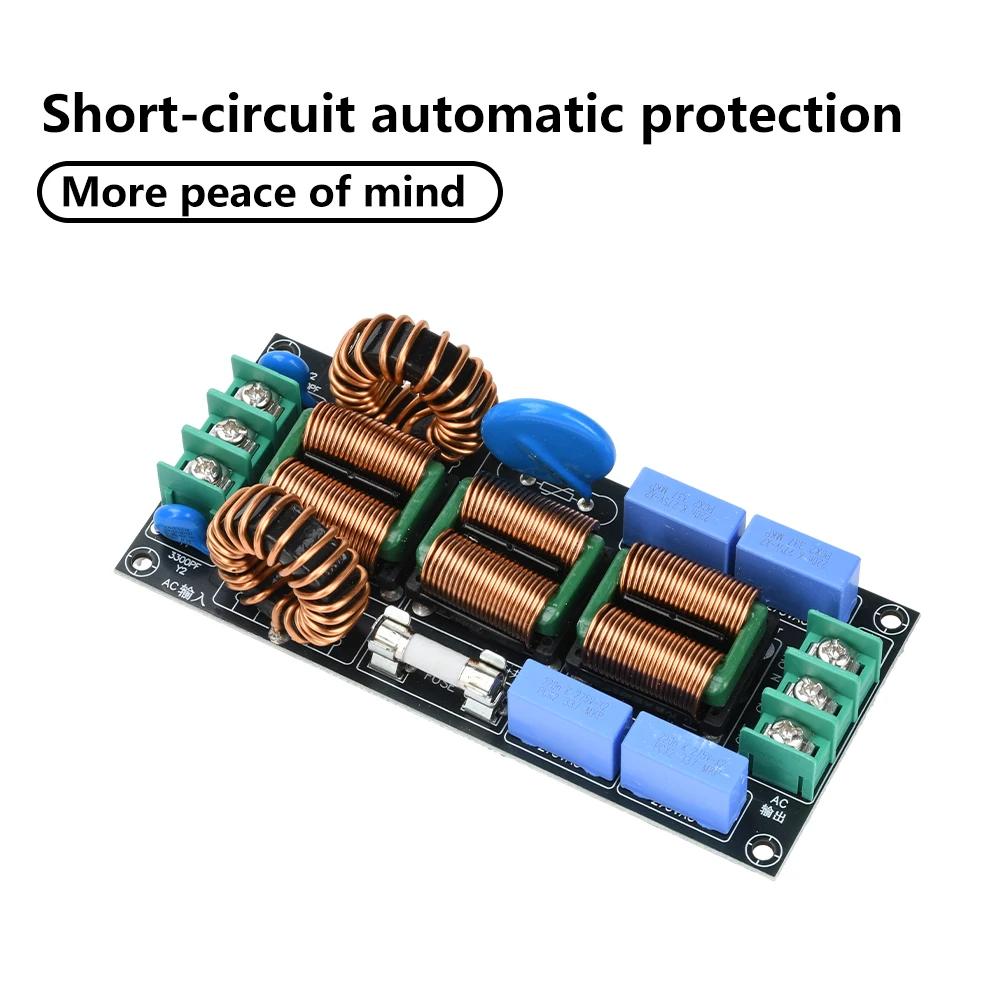 AC 110-250V Four Level Audio Ac 220V Power Supply Emi Electromagnetic Interference Filter Power Filter 16A Finished Board