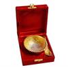White Metal Traditional Gold Plated Single Bowl Set with Awesome Gifts Box 2 Pieces
