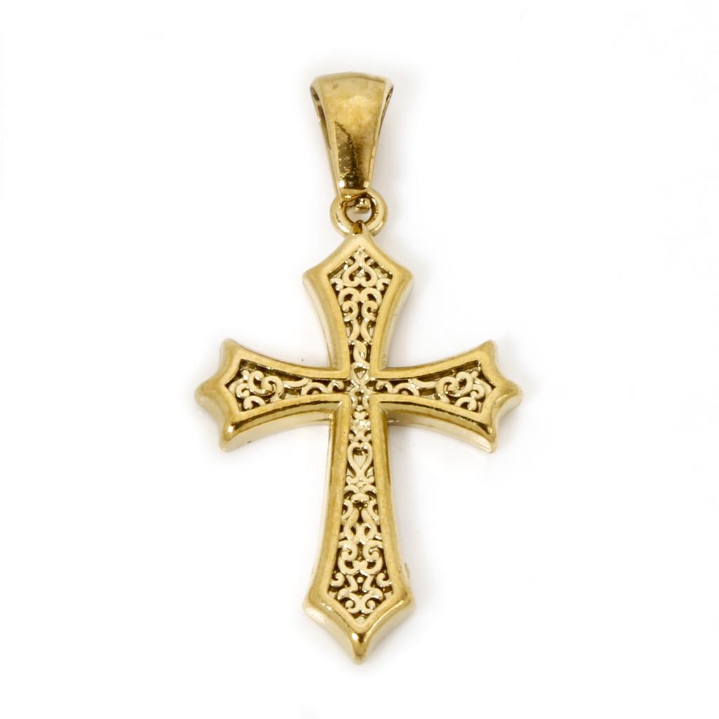 2 PCs 304 Stainless Steel Retro Charm Gold Plated Key Cross Wing Butterfly Pendant For DIY Necklace Bracelet Jewelry Making