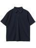 B:MING LIFE STORE by BEAMS S/S Polo Shirt [BEAMS 100 Masterpieces] Breeze Cool® Mesh Polo Shirt (Suitable for Matching), Men's Navy, Size Small