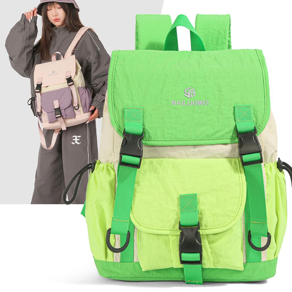 Schoolbag Mori Small Fresh Backpack Female Large Capacity Student School Bag Leisure Travel Backpack Waterproof Lightweight Outdoor Backpack