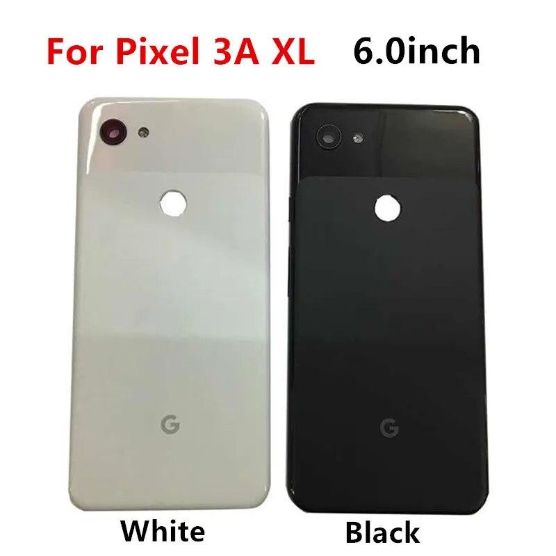 Pixel3A Housing For Google Pixel 3A / 3A XL Battery Back Cover Door Repair Replacement Rear + Camera Lens Side Buttons
